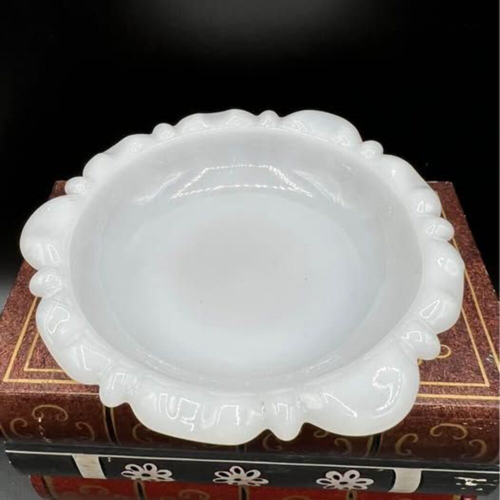 Anchor Hocking Glass Trinket Candy Dish Round Shaped